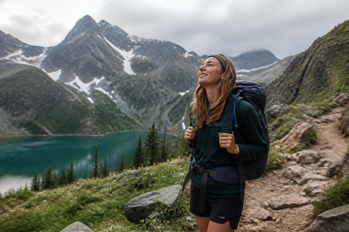 Mental and physical transformation through extended trail hiking