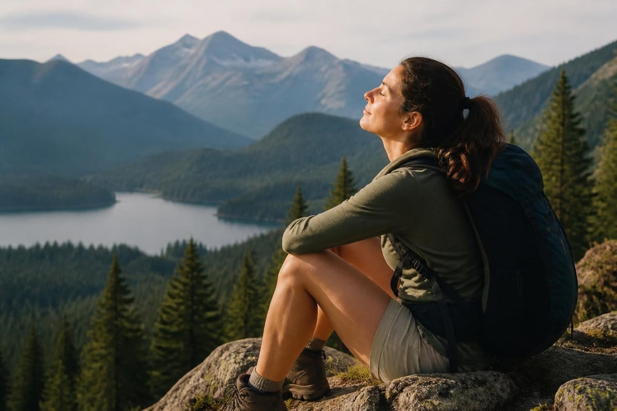 Integration of hiking with holistic wellness practices