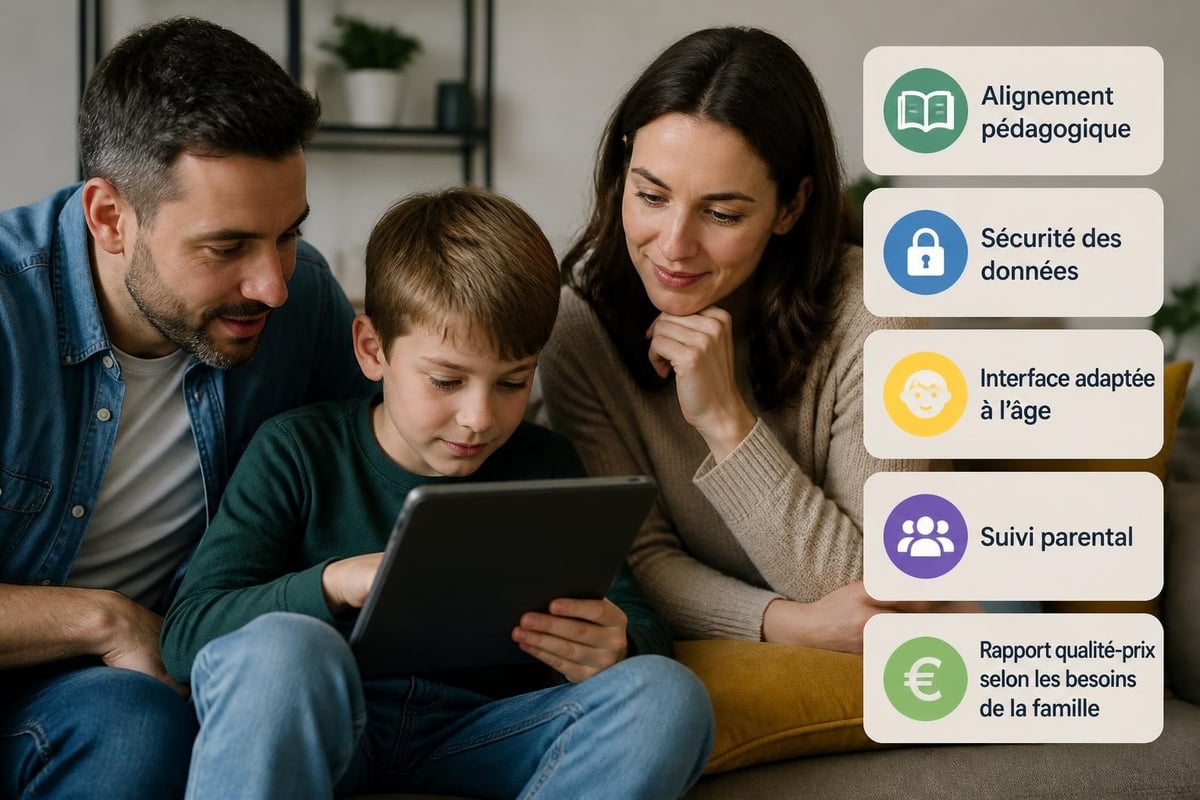 Critères de choix d'une application éducative