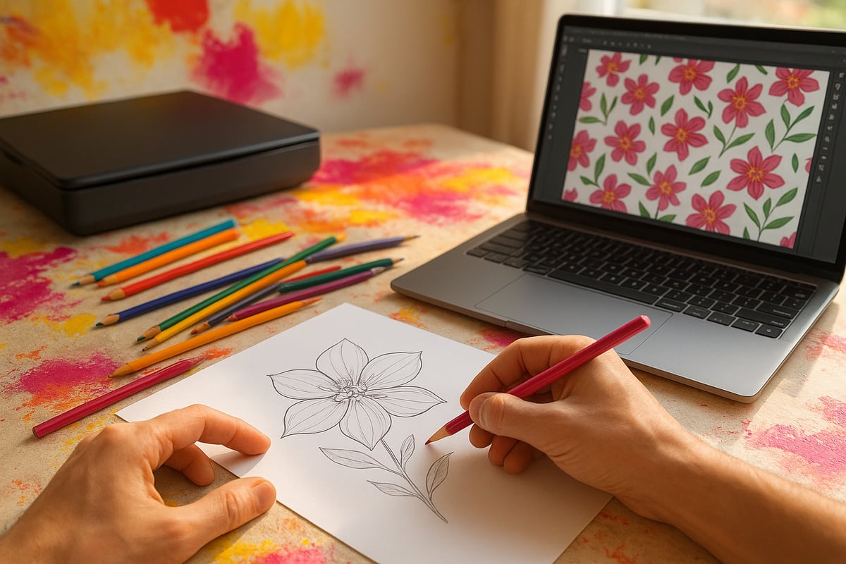 Hybrid Pattern Design: Bridging Traditional and Digital