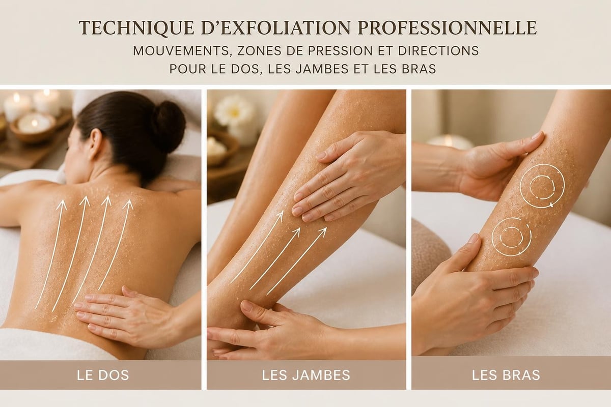 Application d'un gommage