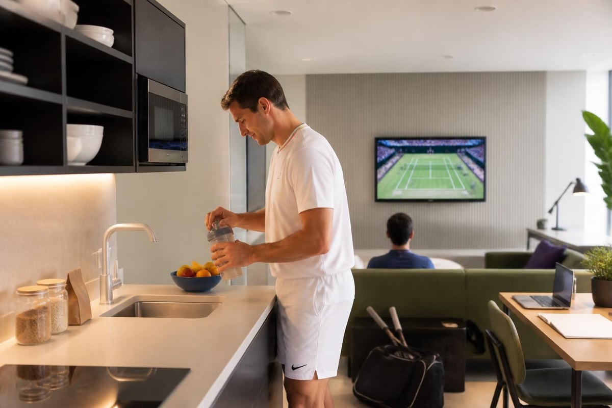 Essential wellness amenities in player accommodations