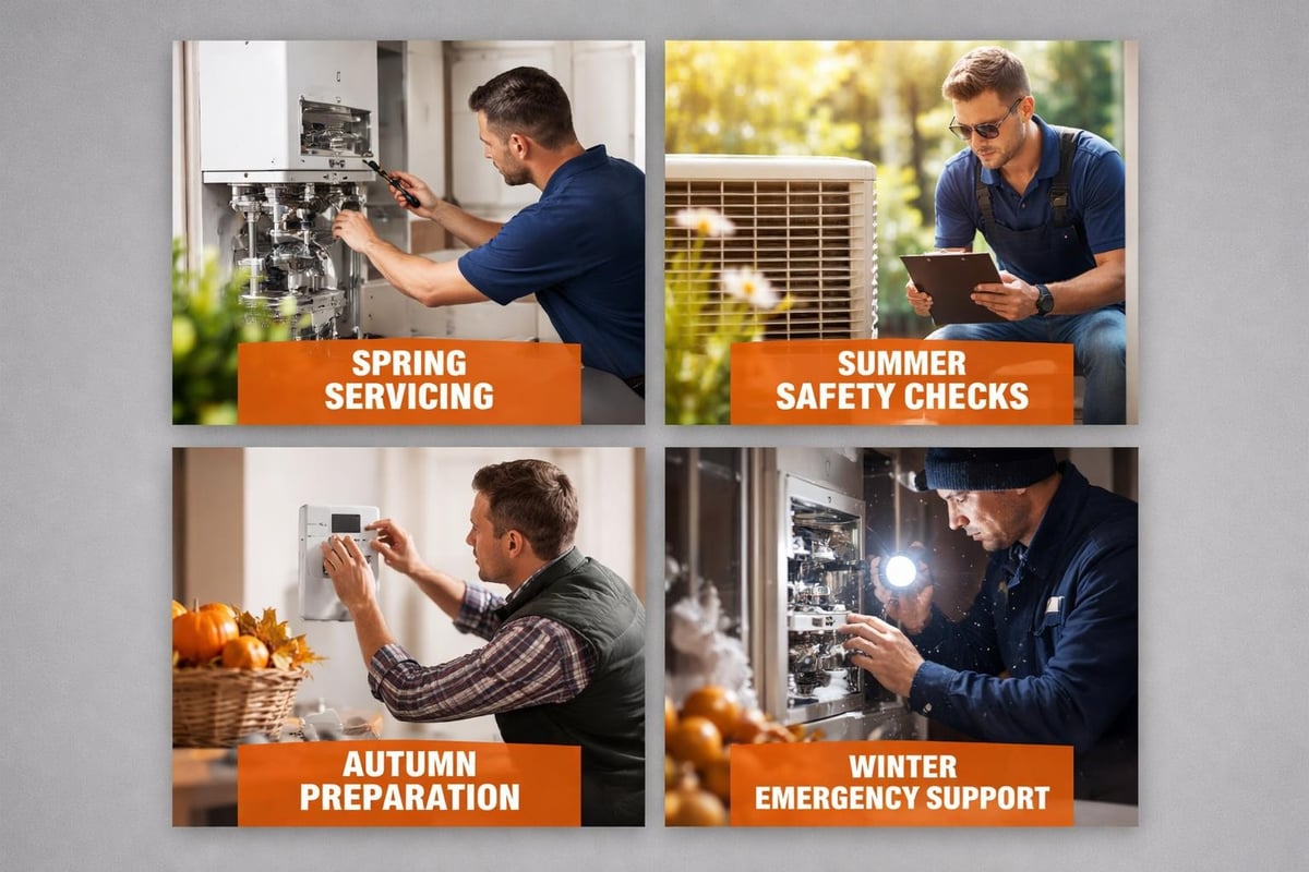 Heating maintenance schedule