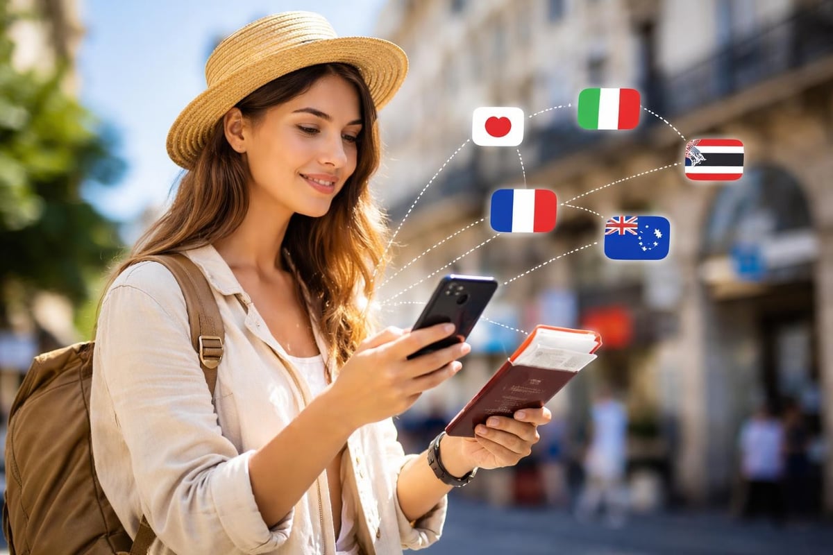 Multi-country eSIM travel