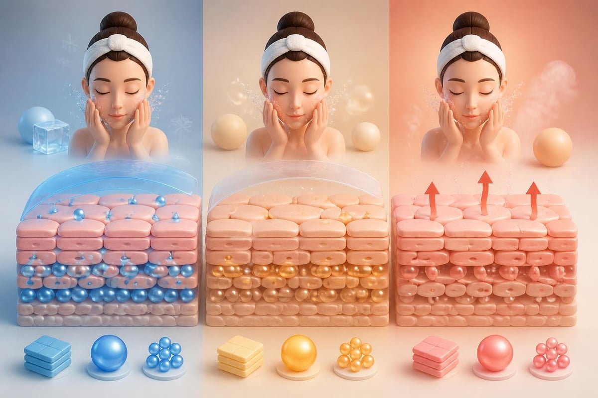 水温による肌バリア機能の変化