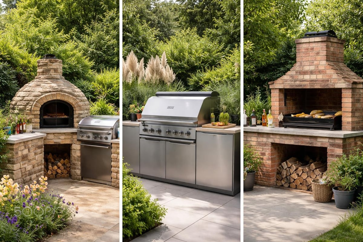 Garden BBQ design styles