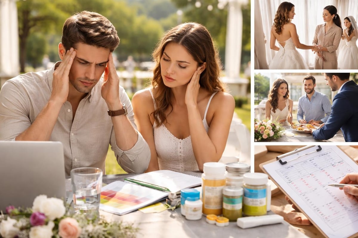 Wedding planning stress impact on health