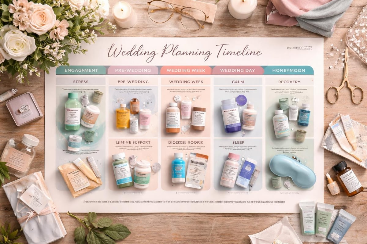 Bridal care timeline and wellness needs