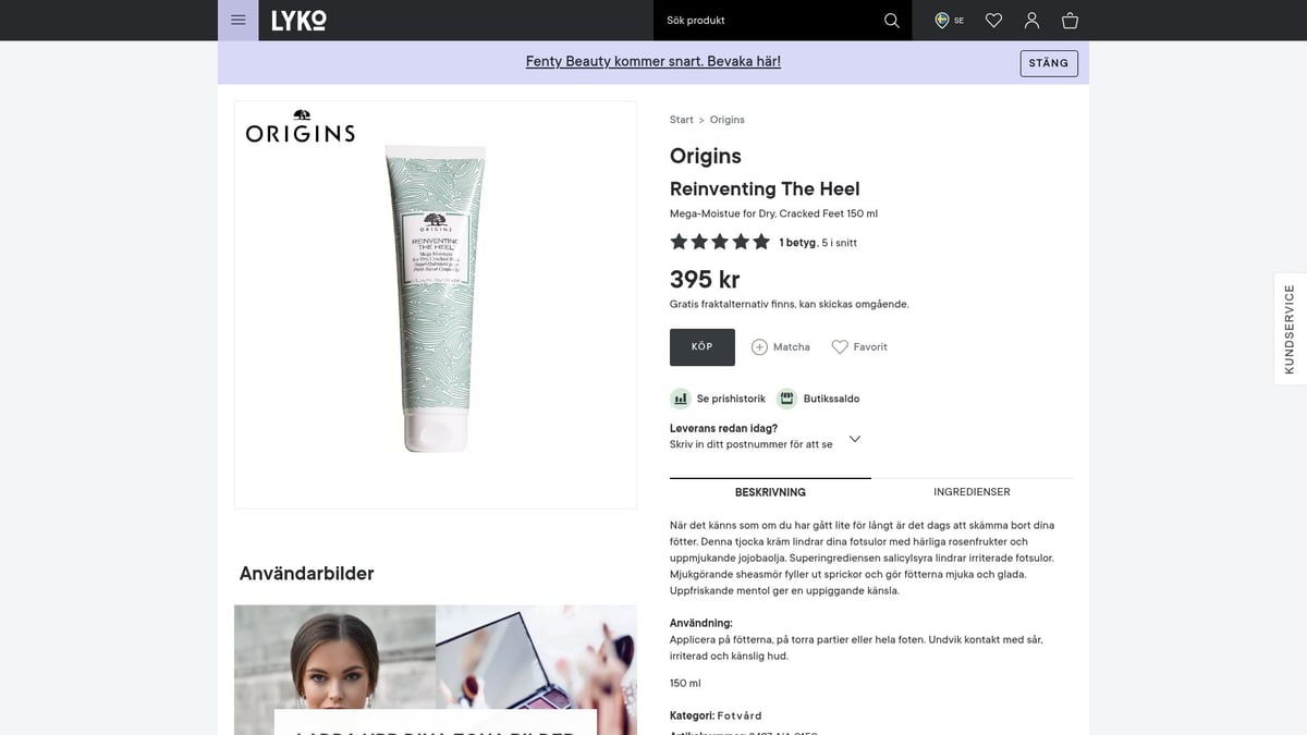 9 Best Foot Creams 2025: For Soft And Healthy Feet - Origins Reinventing The Heel Mega-Moisture (150ml) – £39.99