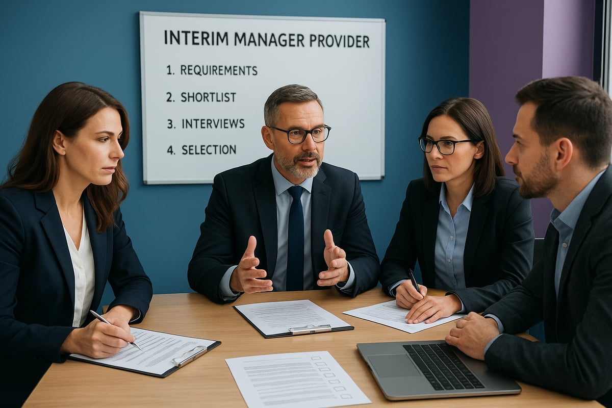 Der Auswahlprozess: Schritt-für-Schritt zum passenden Interim Manager Provider