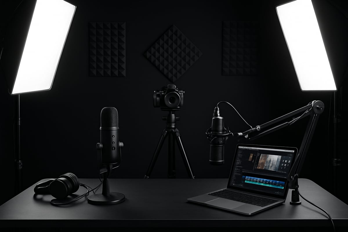 Technické vybavení a prostředí pro video podcast