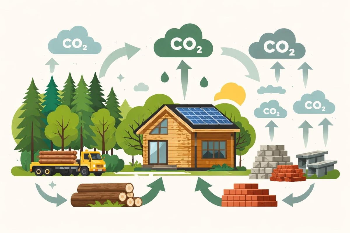 Carbon sequestration in timber cladding