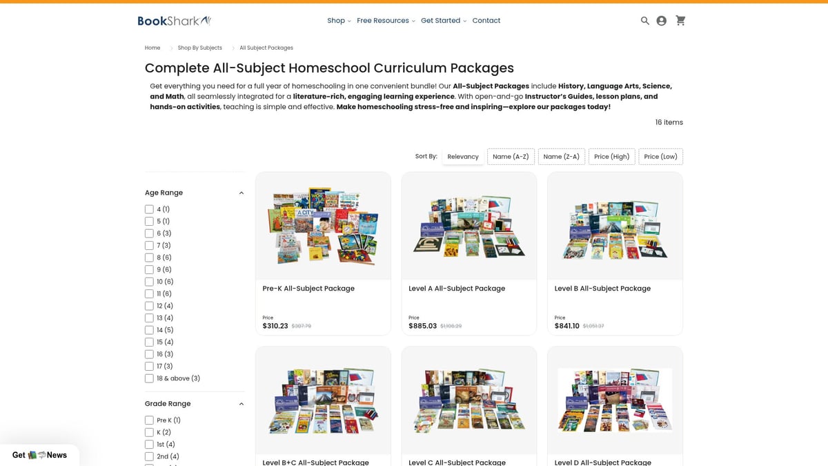 8 Best Elementary Homeschool Curriculum Picks for 2026 - BookShark Secular All-Subject Packages