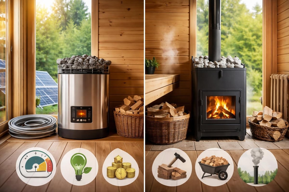 Sauna heating technology comparison