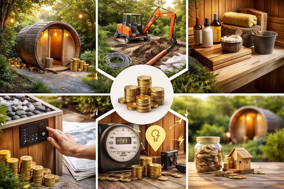 Outdoor sauna ownership costs