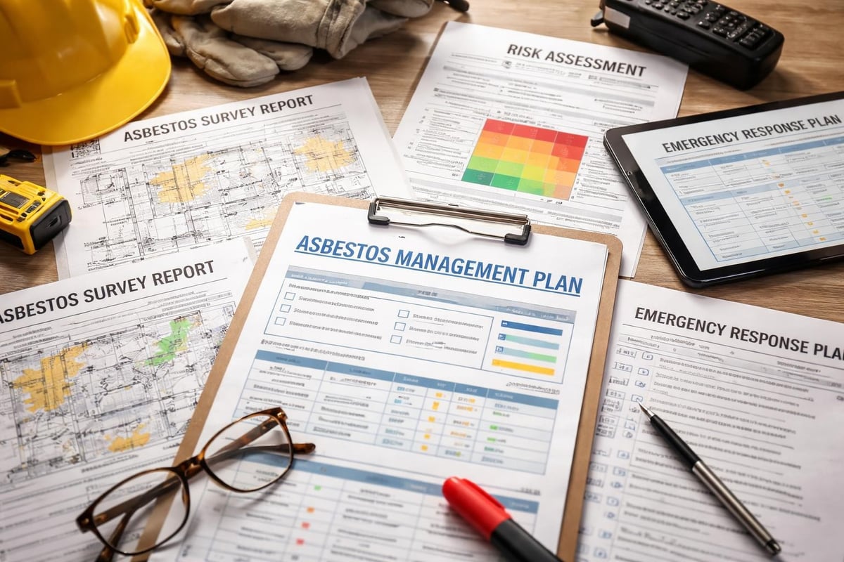 Asbestos management plan components