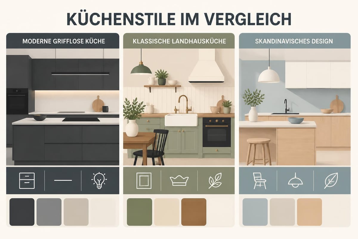 Küchenstile Übersicht