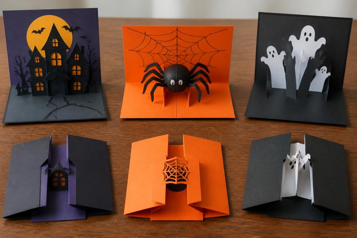 3D Halloween card mechanics