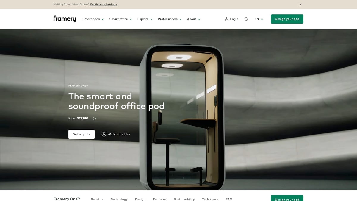 9 Essential Soundproof Phone Booths for Offices in 2025 - Framery One