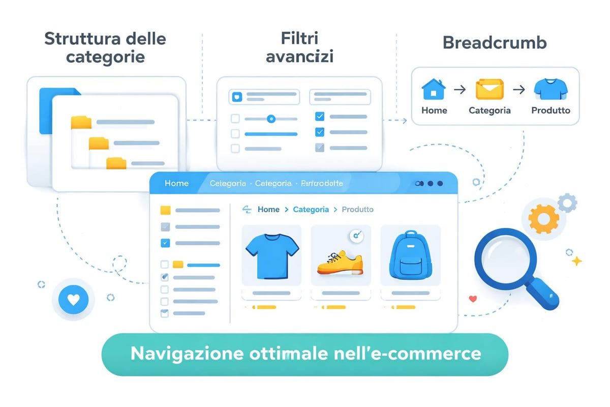 Architettura navigazione ecommerce