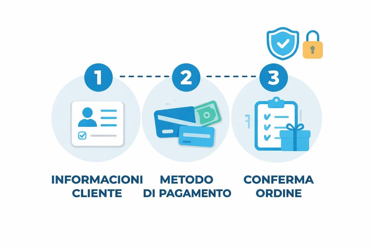 Flusso checkout ottimizzato