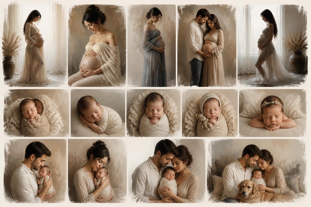 Maternity to newborn photography journey