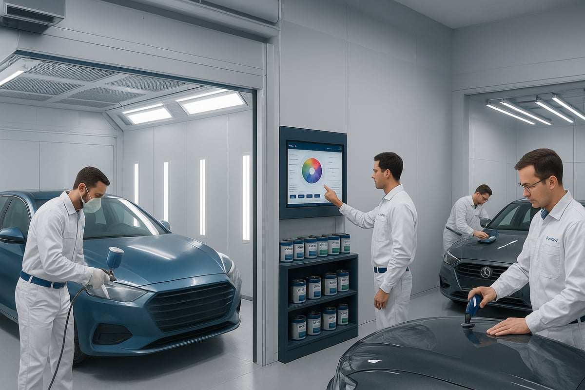 The Step-by-Step Car Painting Process in 2025