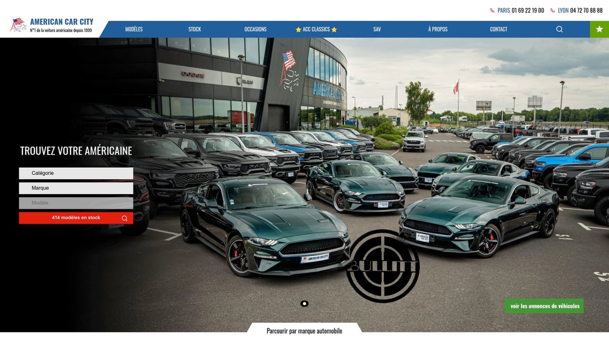 7 Meilleurs Garage Voiture Americaine à Découvrir en 2026 - American Car City – Corbeil-Essonnes (Paris Sud)