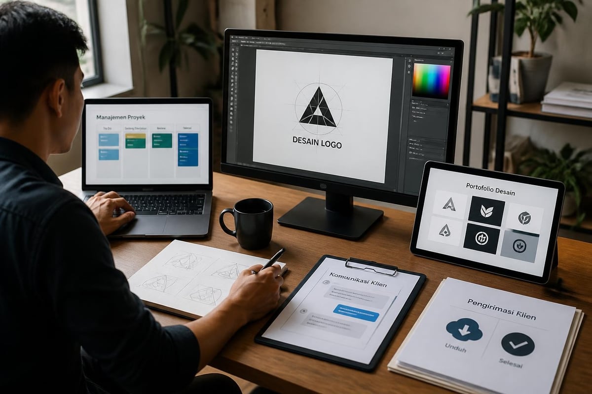 Logo design business infrastructure