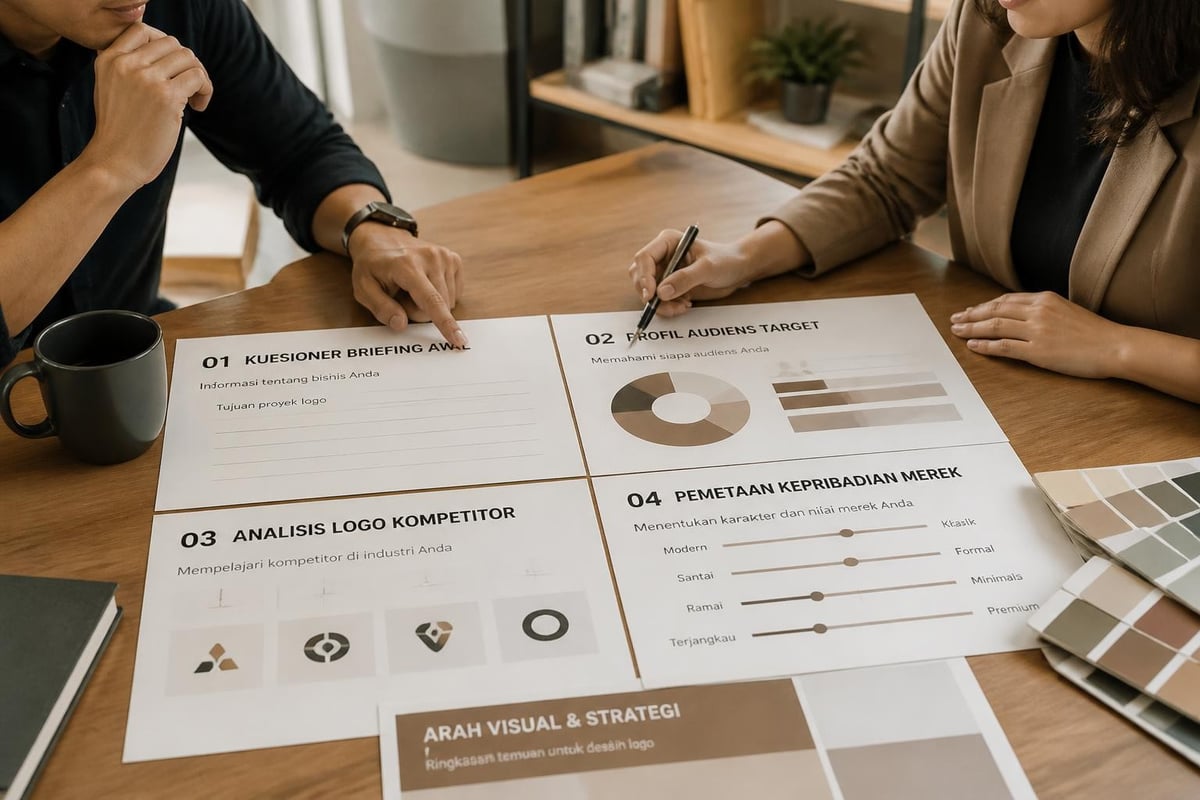 Logo design discovery process