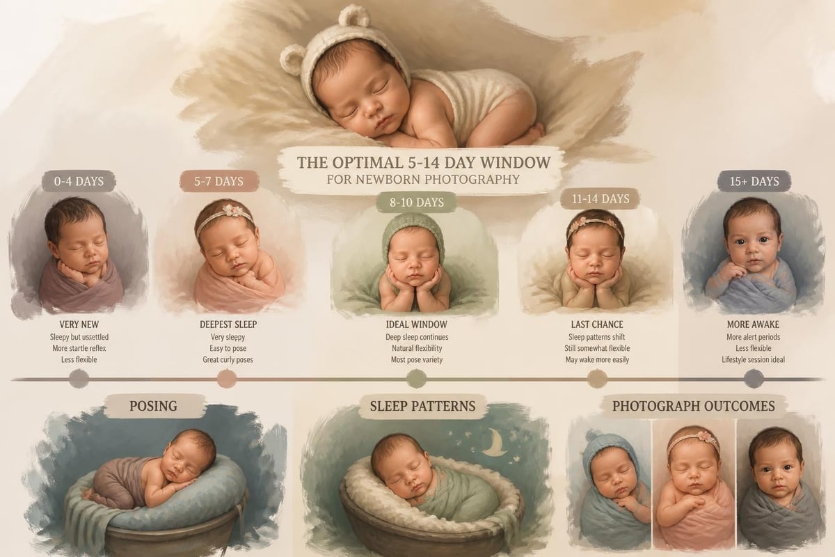 Newborn photography timing