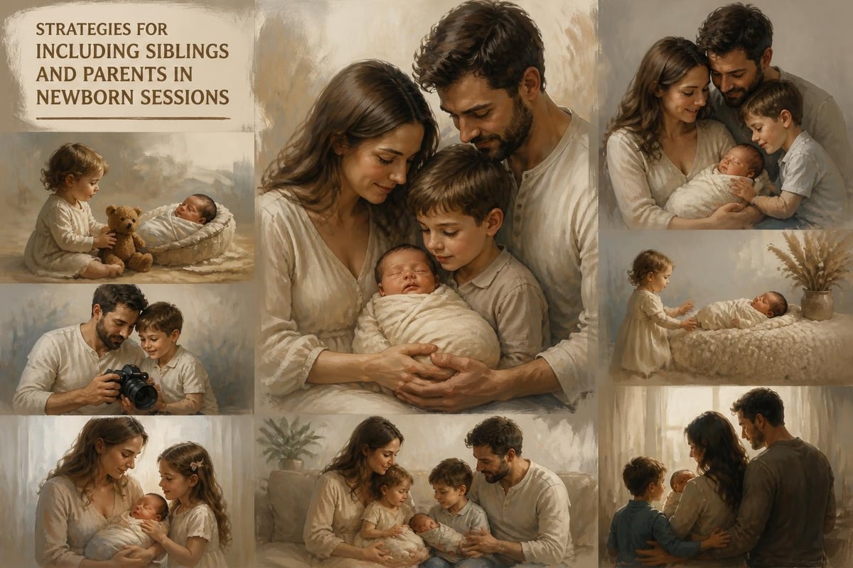 Family newborn photography