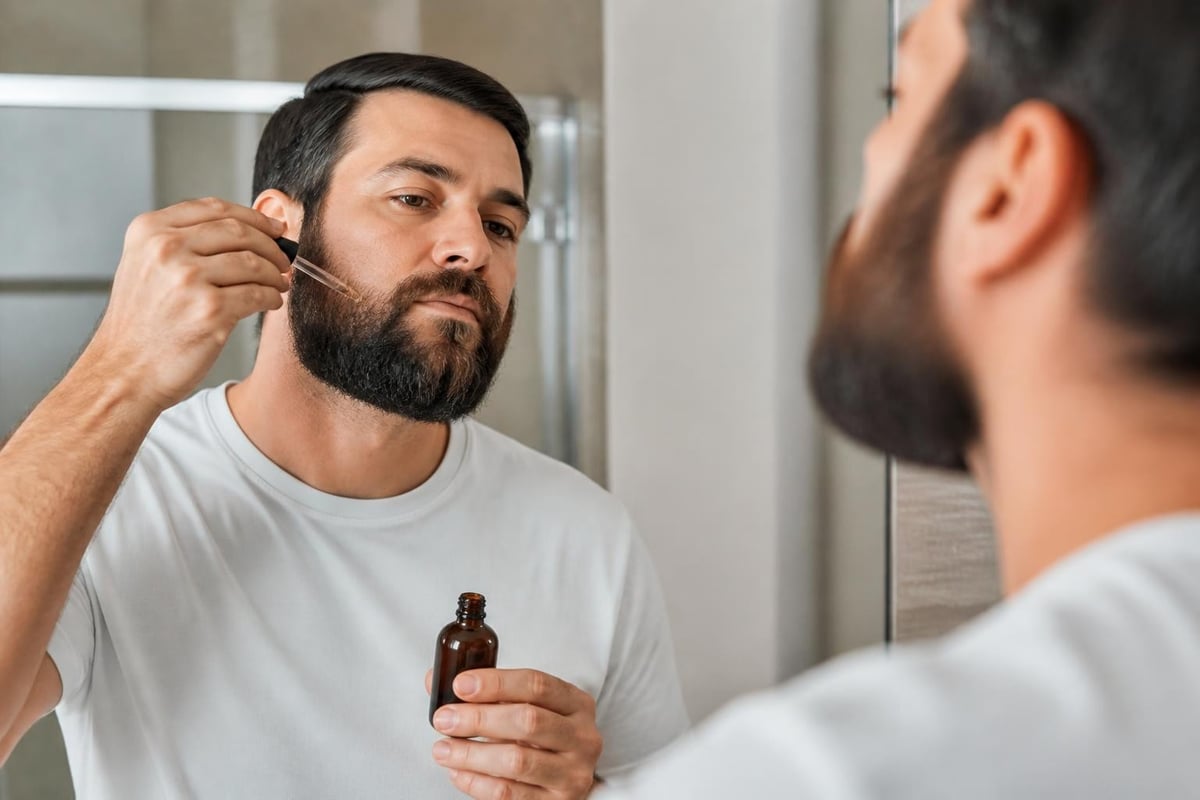 Beard care routine