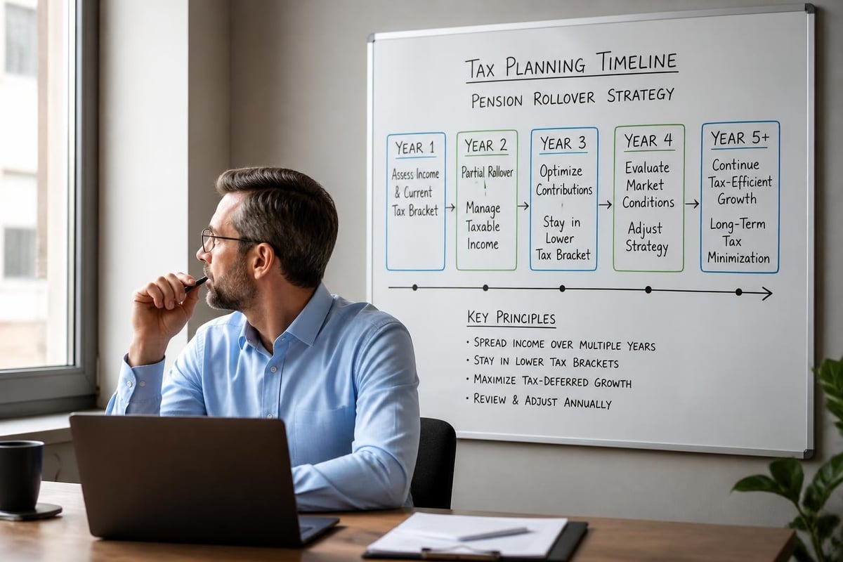 Tax strategies for pension rollovers