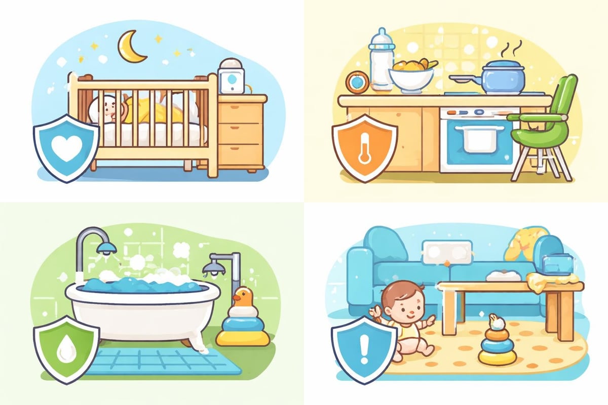 Infant home safety zones
