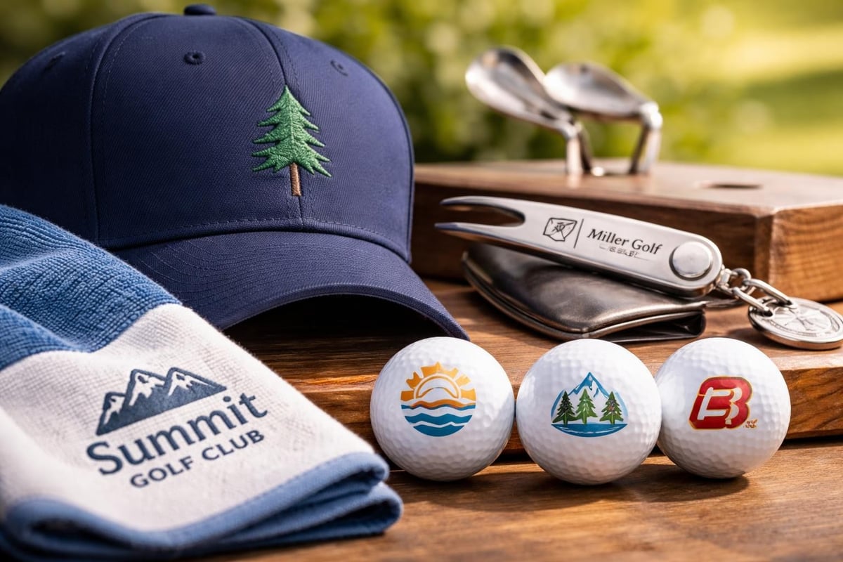 Golf promotional item customization