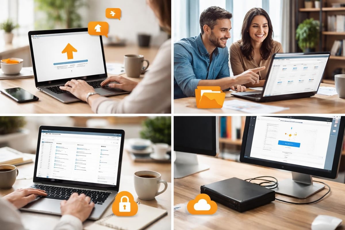 File transfer workflow options