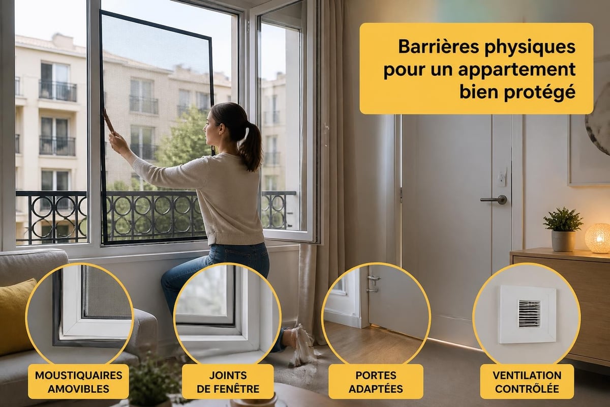 Protection physique contre les moustiques