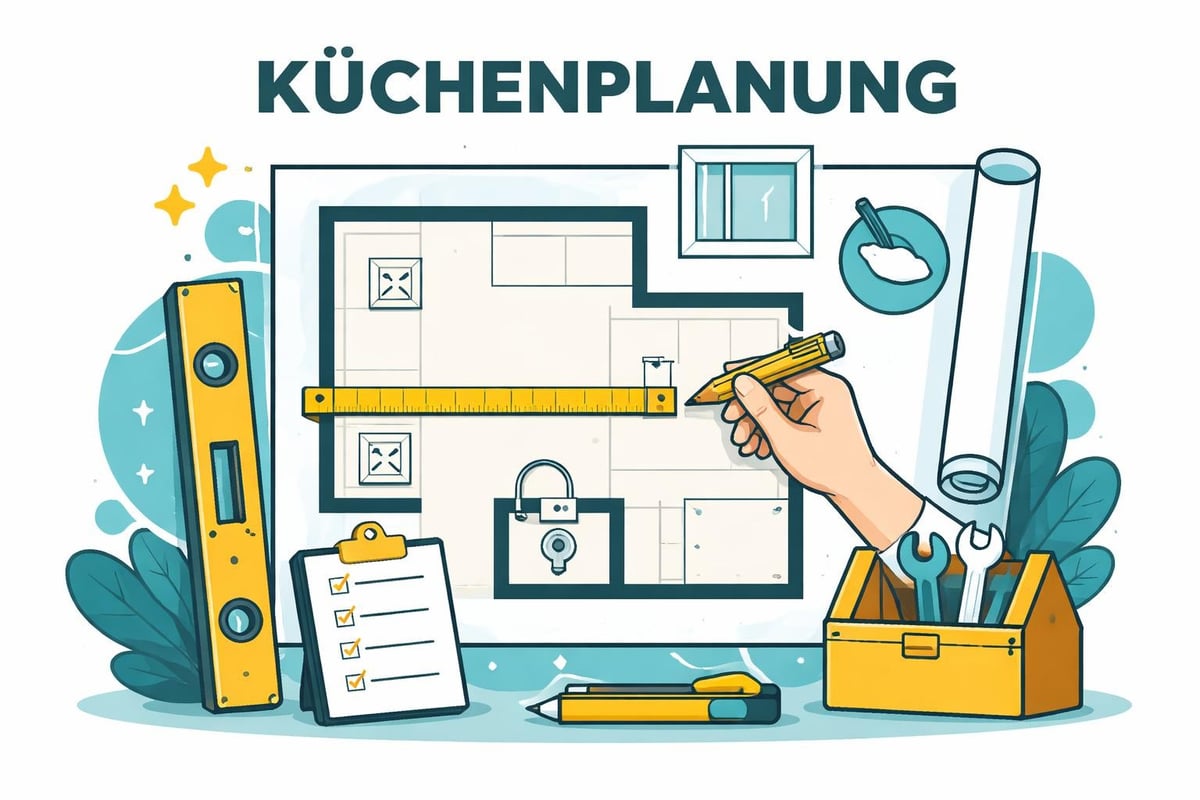 Küchenraumanalyse mit Vermessung