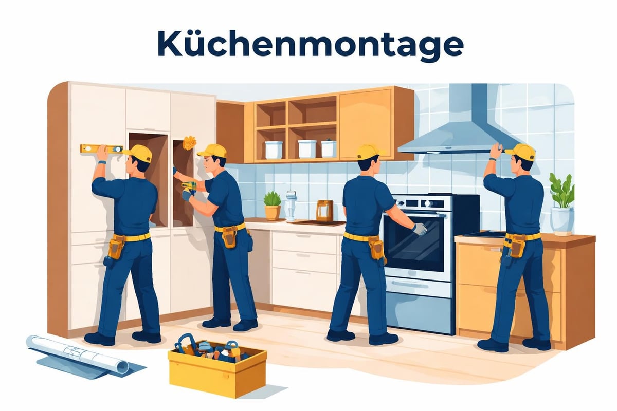Küchenmontage durch Profis