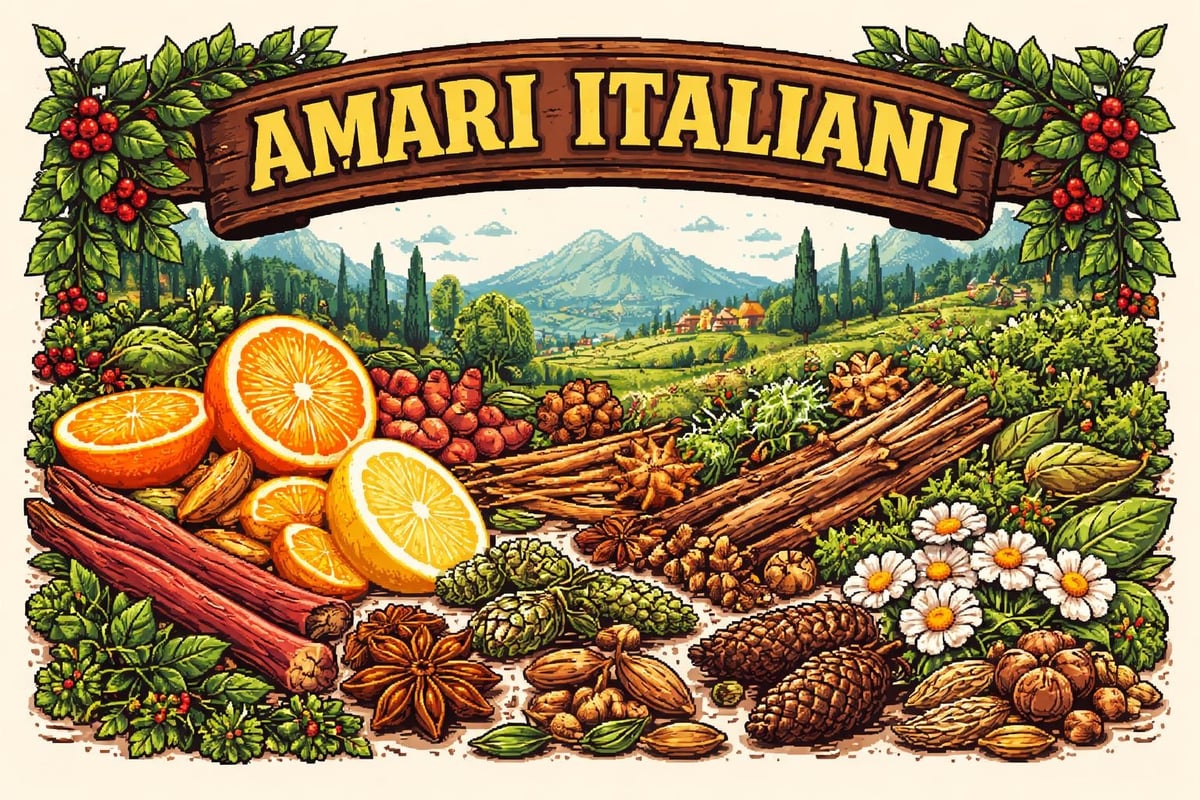 Componenti botanici amari italiano