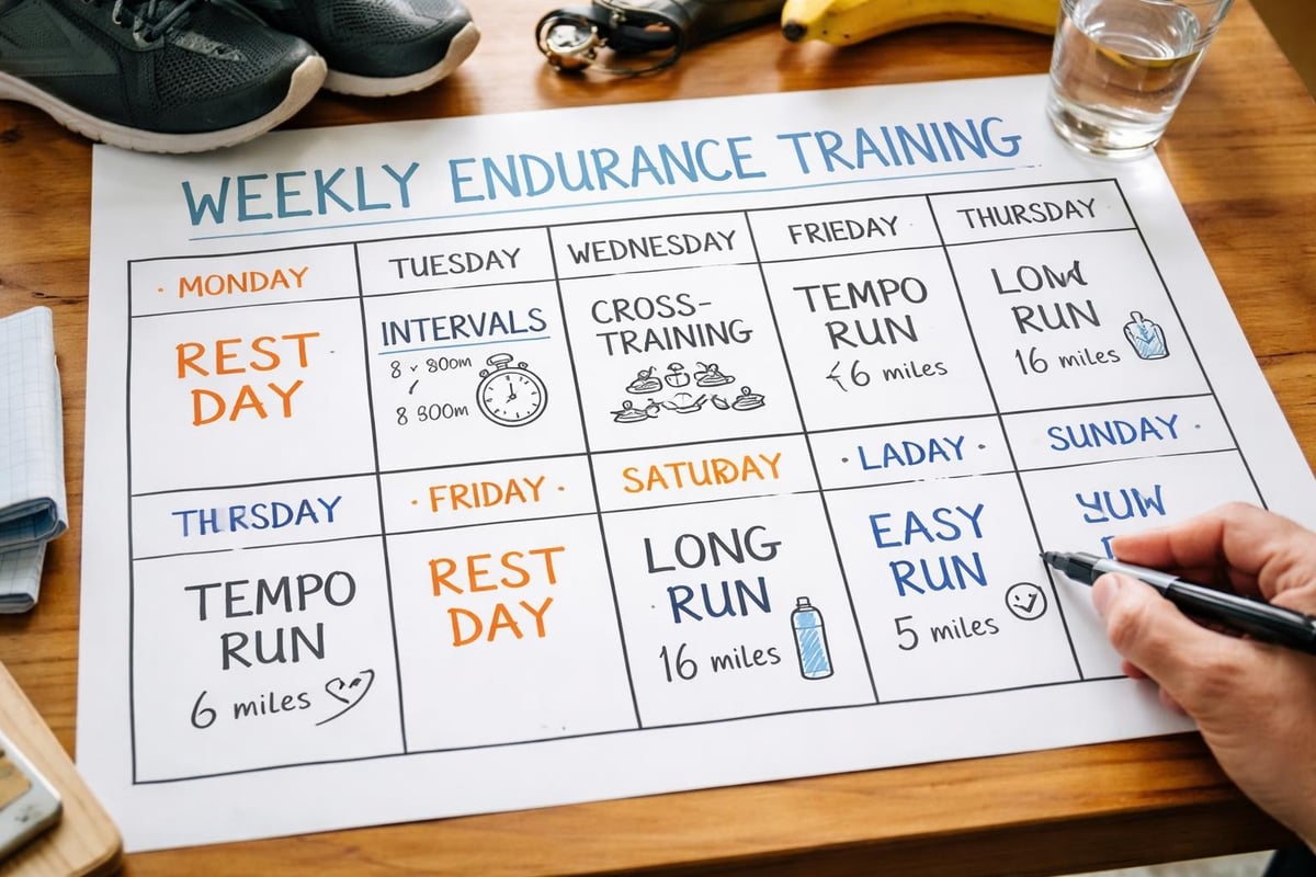 Weekly training structure