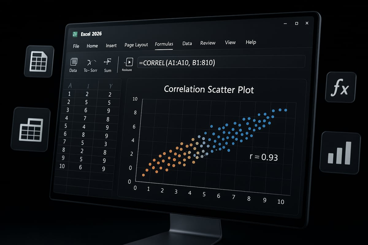 Step-by-Step Guide: How to Calculate Coefficient Correlation in Excel (2026 Edition)