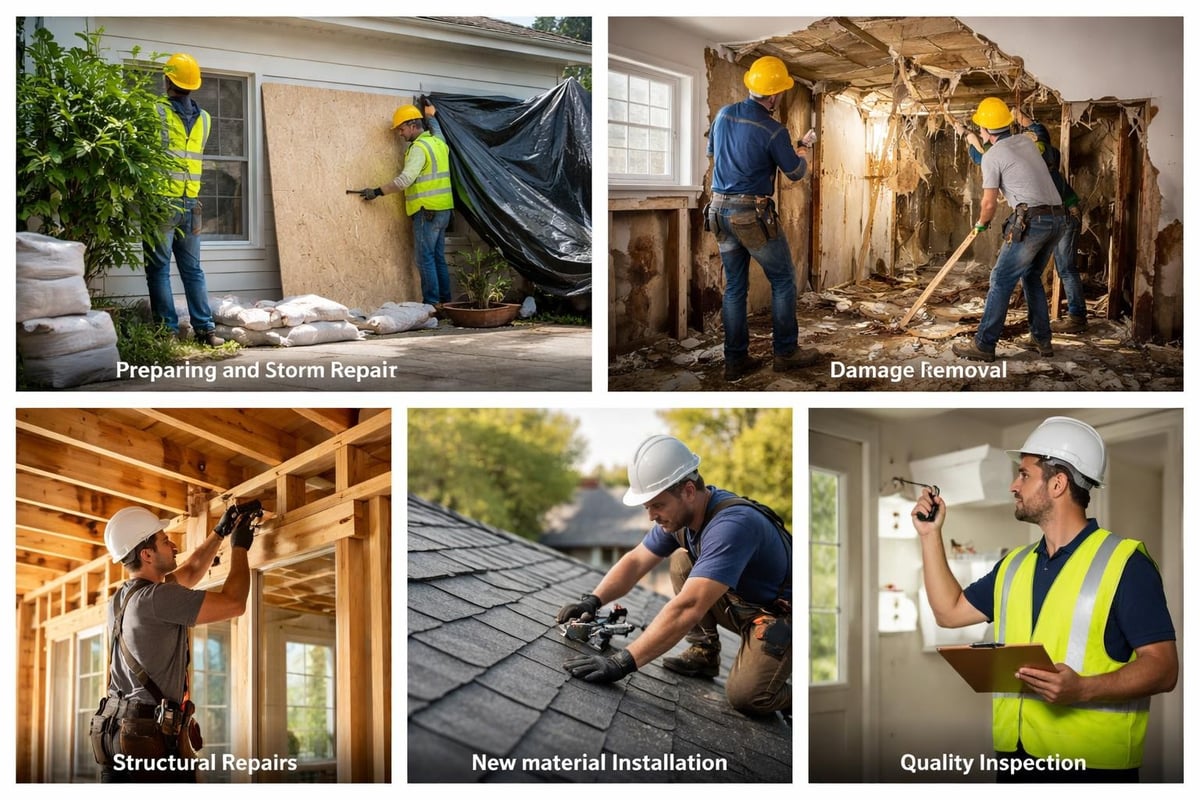 Professional repair workflow