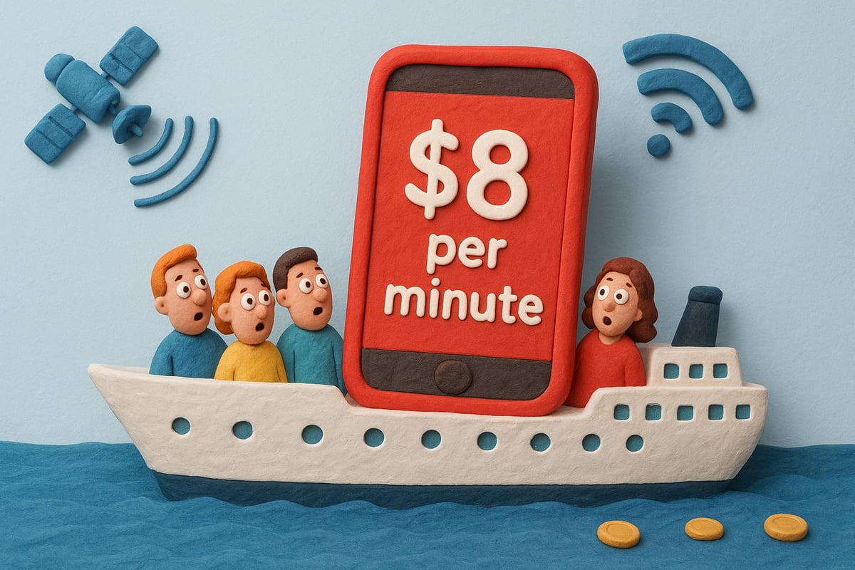 Why Calling from a Cruise Ship Is So Expensive
