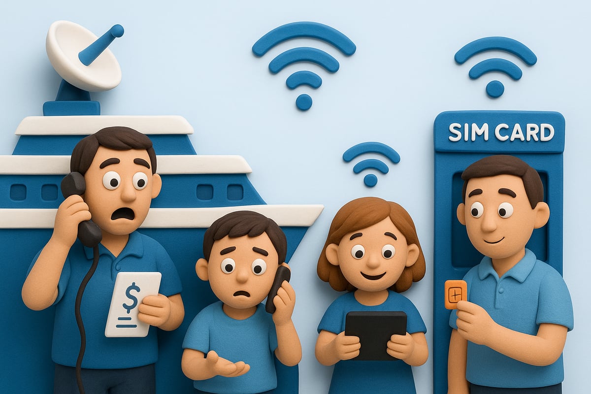 Main Options for Making Phone Calls on a Cruise Ship