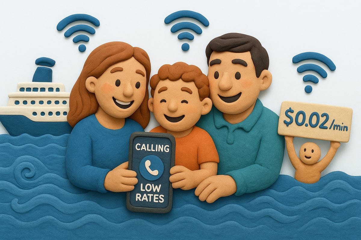 How to Call Home from a Cruise Ship for Less