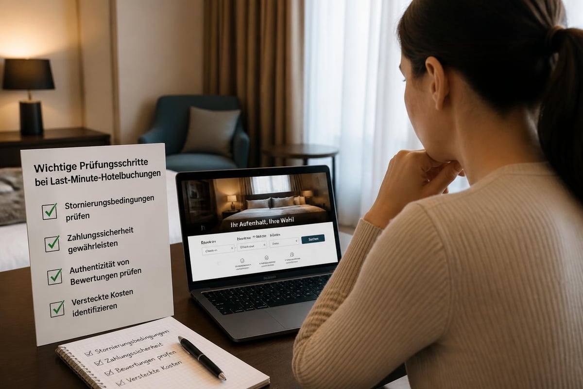Booking terms checklist