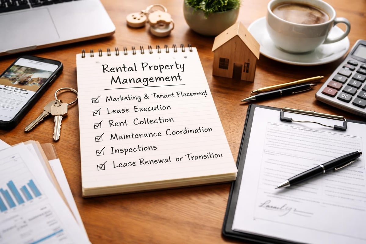 Property management workflow diagram