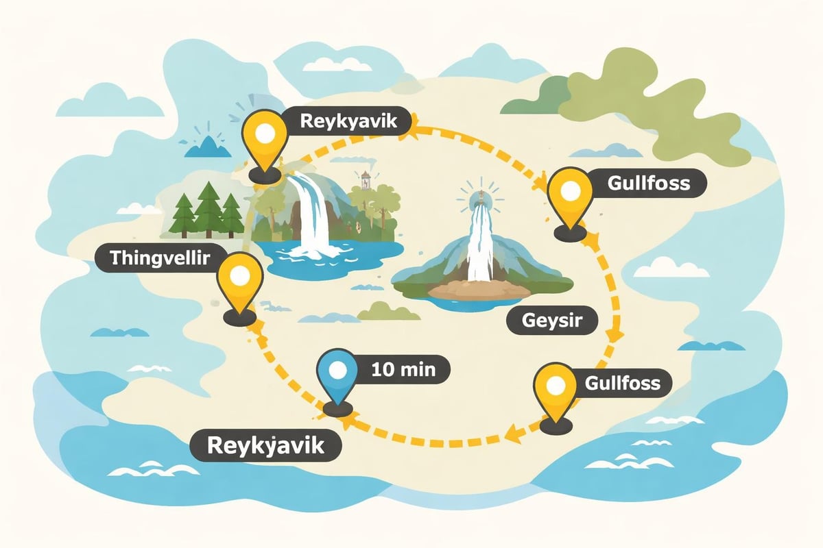 Golden Circle route planning